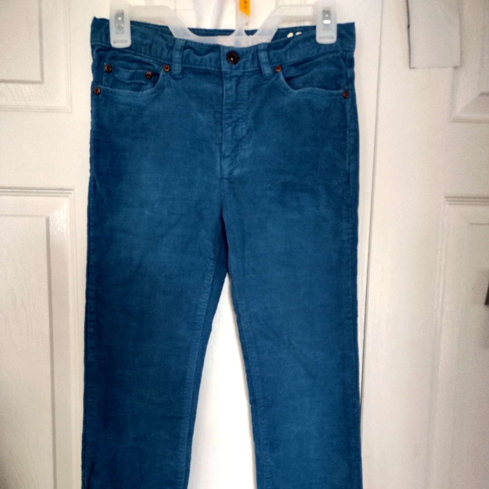 (A12) J.Crew New York New York slim blue corduroy boys jeans...